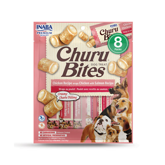 CHURU BITES DOG POULET ET SAUMON