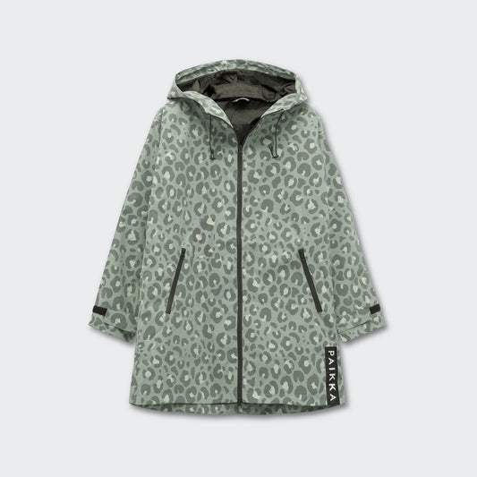 PAIKKA IMPERMEABLE VISIBILITY HUMAN VERT LEOPARD S-M