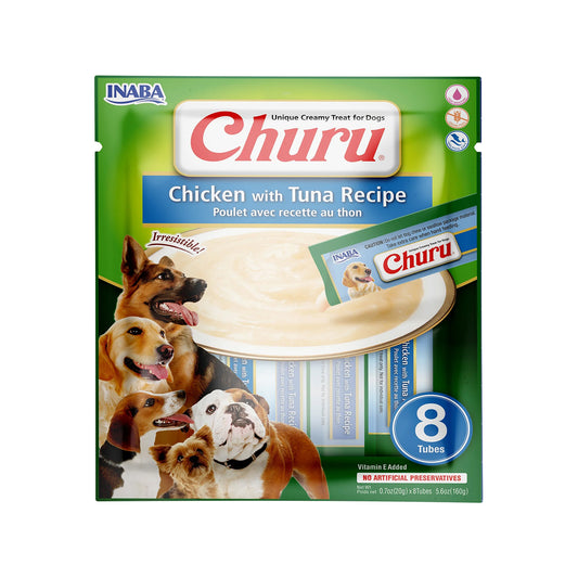 CHURU PUREE DOG POULET ET THON