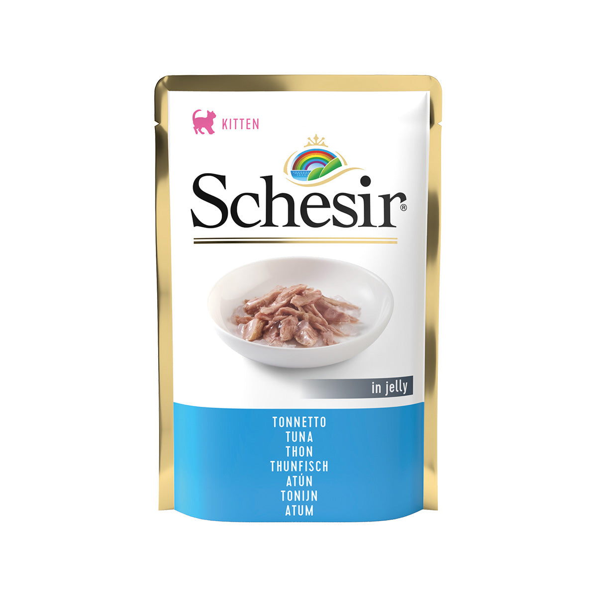 SACHETS SCHESIR 85 G THON POUR CHATONS