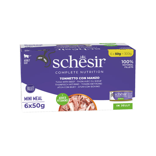 SCHESIR GELEE 8 X (6 X 50) G THON ET BOEUF