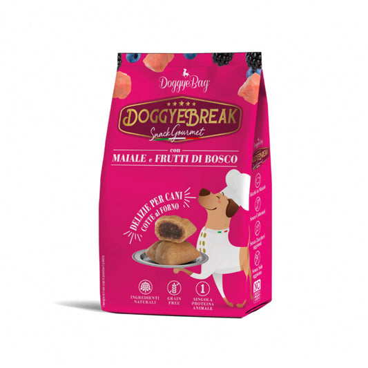 DOGGYEBAG DOGGYEBREAK AU PORC ET FRUITS DES BOIS 180 g