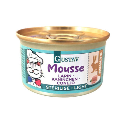 GUSTAV MOUSSE STERILISED LAPIN 12 X 85G