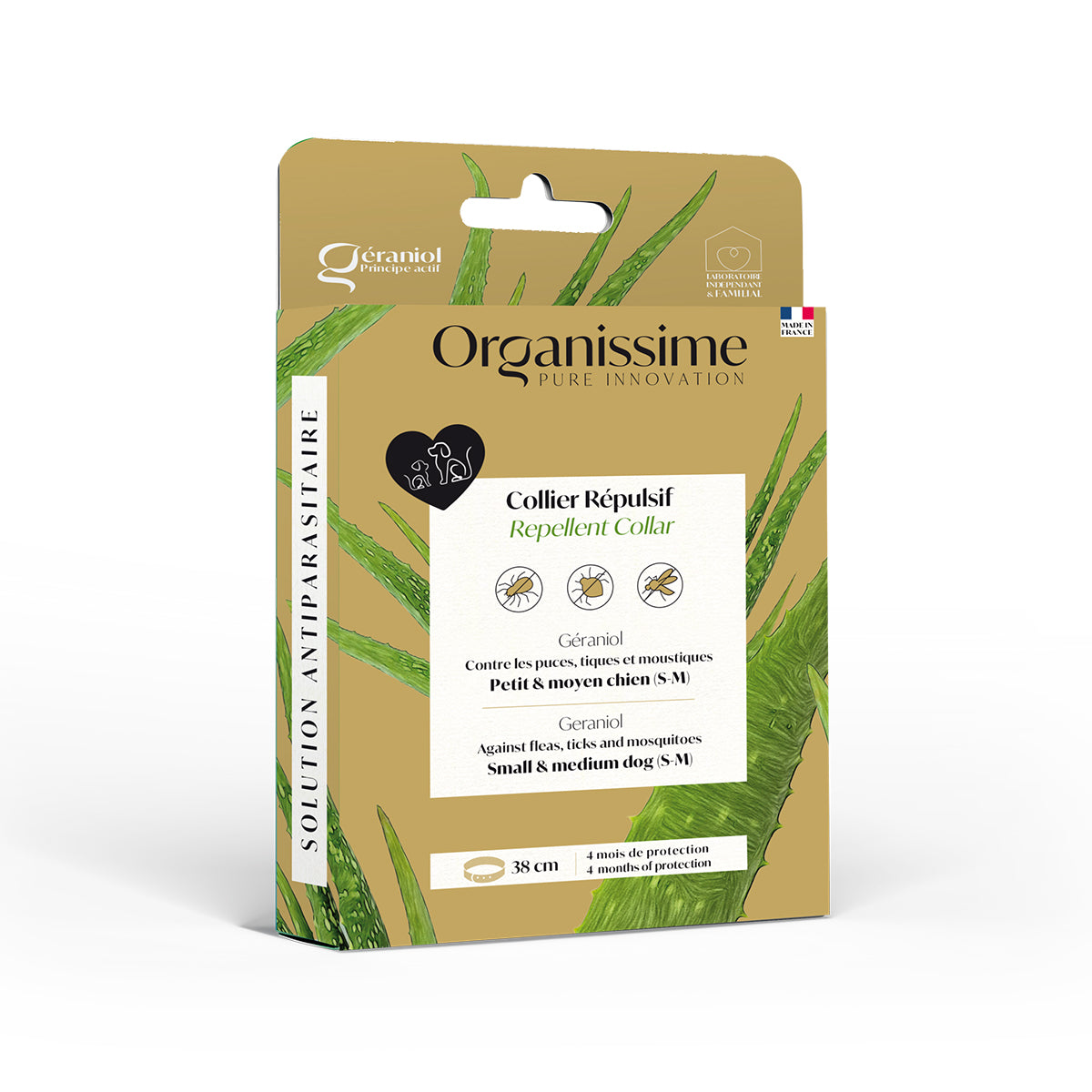 ORGANISSIME ANTIPARASITAIRE COLLIER CHIEN S-M
