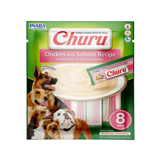 CHURU PUREE DOG POULET ET SAUMON