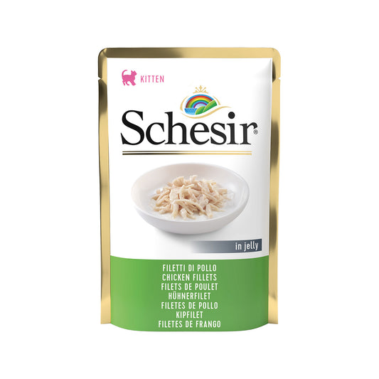 SACHETS SCHESIR 85 G POULET POUR CHATON