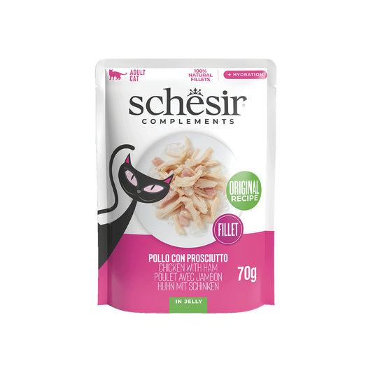 SCHESIR GELEE 12 X 70 G POULET ET JAMBON