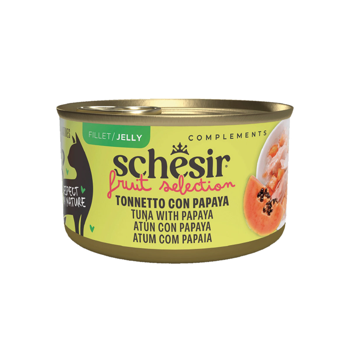 SCHESIR GELEE 12 X 75 G THUNFISCH UND PAPAYA