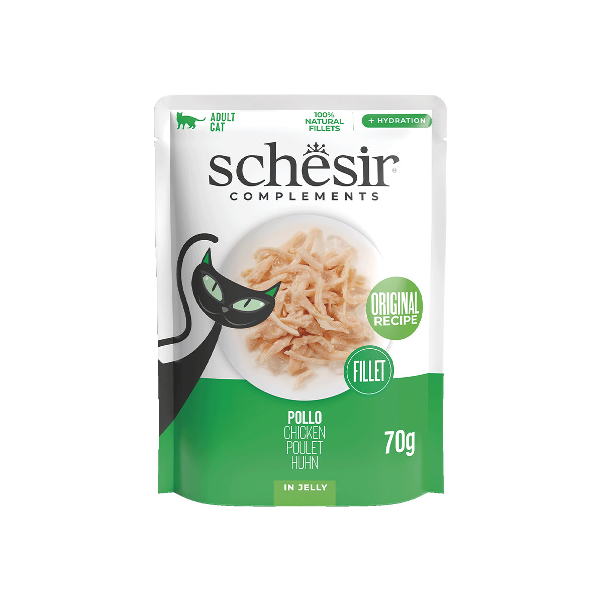 SCHESIR GELEE 12 X 70 G FILETS DE POULET