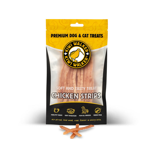 KIWI FRIANDISES SECHEES - TENDRES BANDES AU POULET 100G