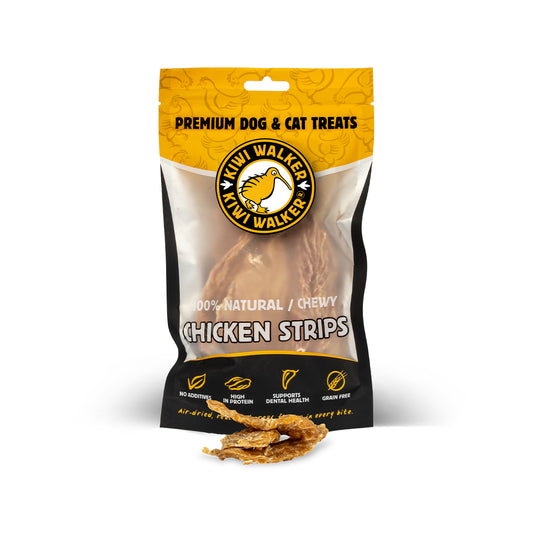 KIWI FRIANDISES SECHEES - BANDES NATURELLES DE POULET 100G