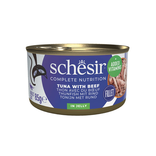 SCHESIR GELEE 12 X 85 G THON AVEC BŒUF