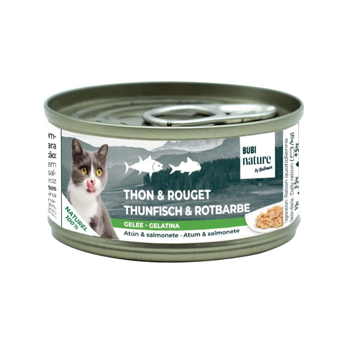 BUBI NATURE THUNFISCH & ROTBARSCH IN GELEE 24 X 70G