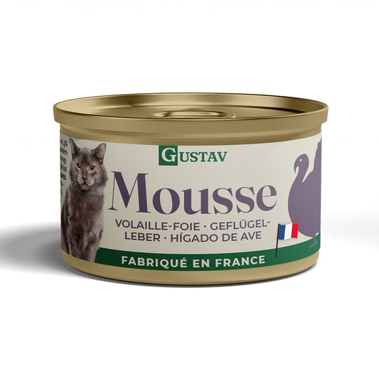 GUSTAV MOUSSE GEFLÜGEL UND LEBER 85G