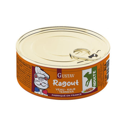 GUSTAV RAGOUT CHAT VEAU 12 X 85G