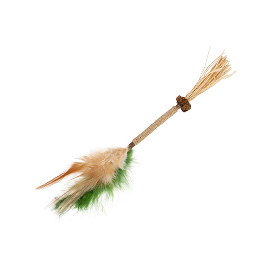 WOUAPY STICK MATATABI FEATHER RAFIA