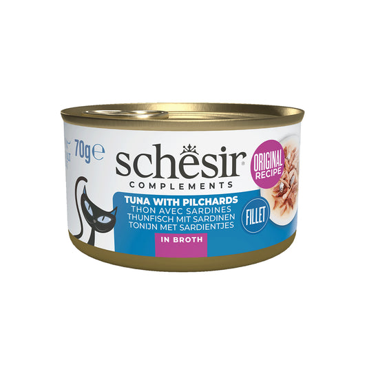 SCHESIR BOUILLON 12 X 70 G THON ET POISSON PELAGIQUE