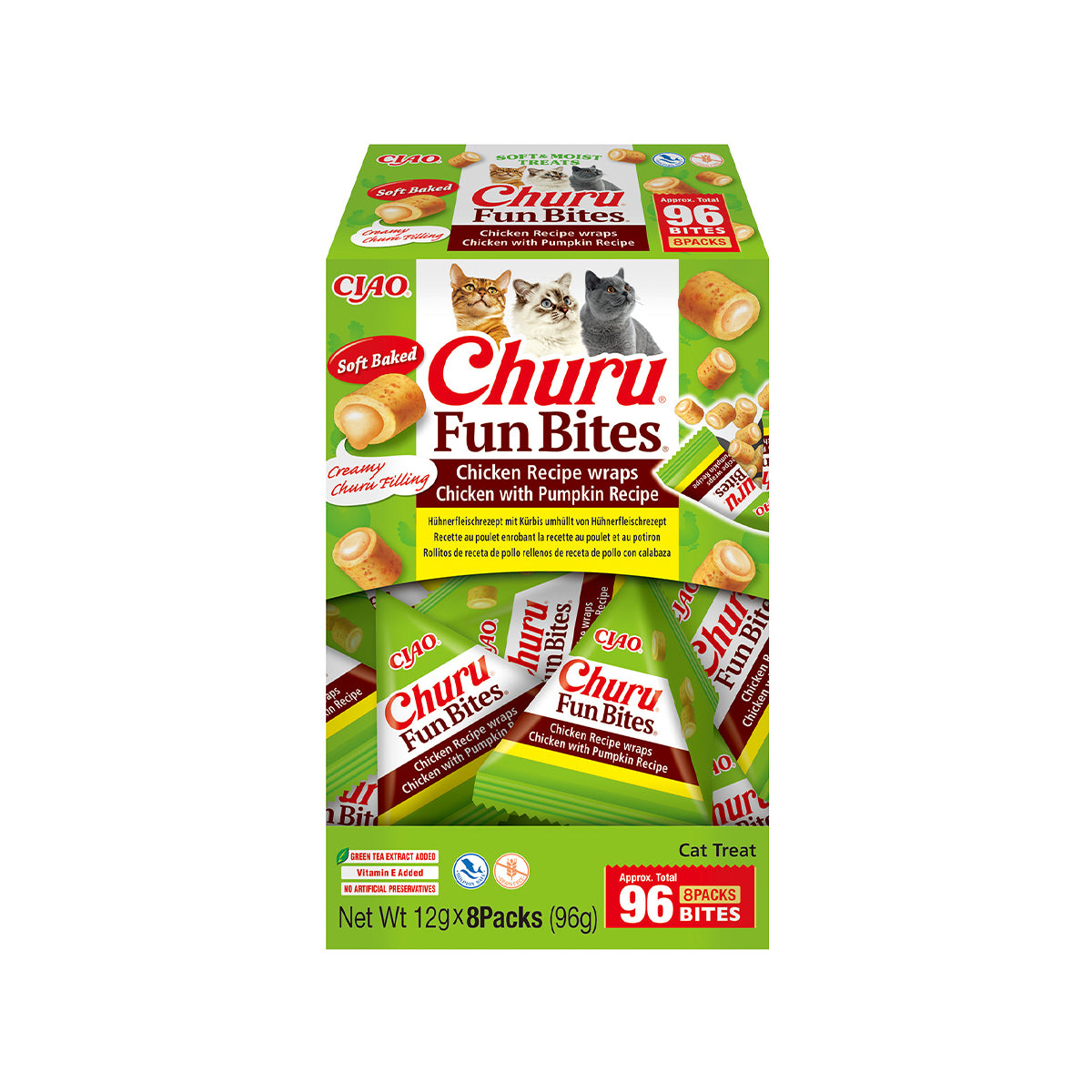 CHURU FUN BITES MIT HÜHNCHEN UND KÜRBIS