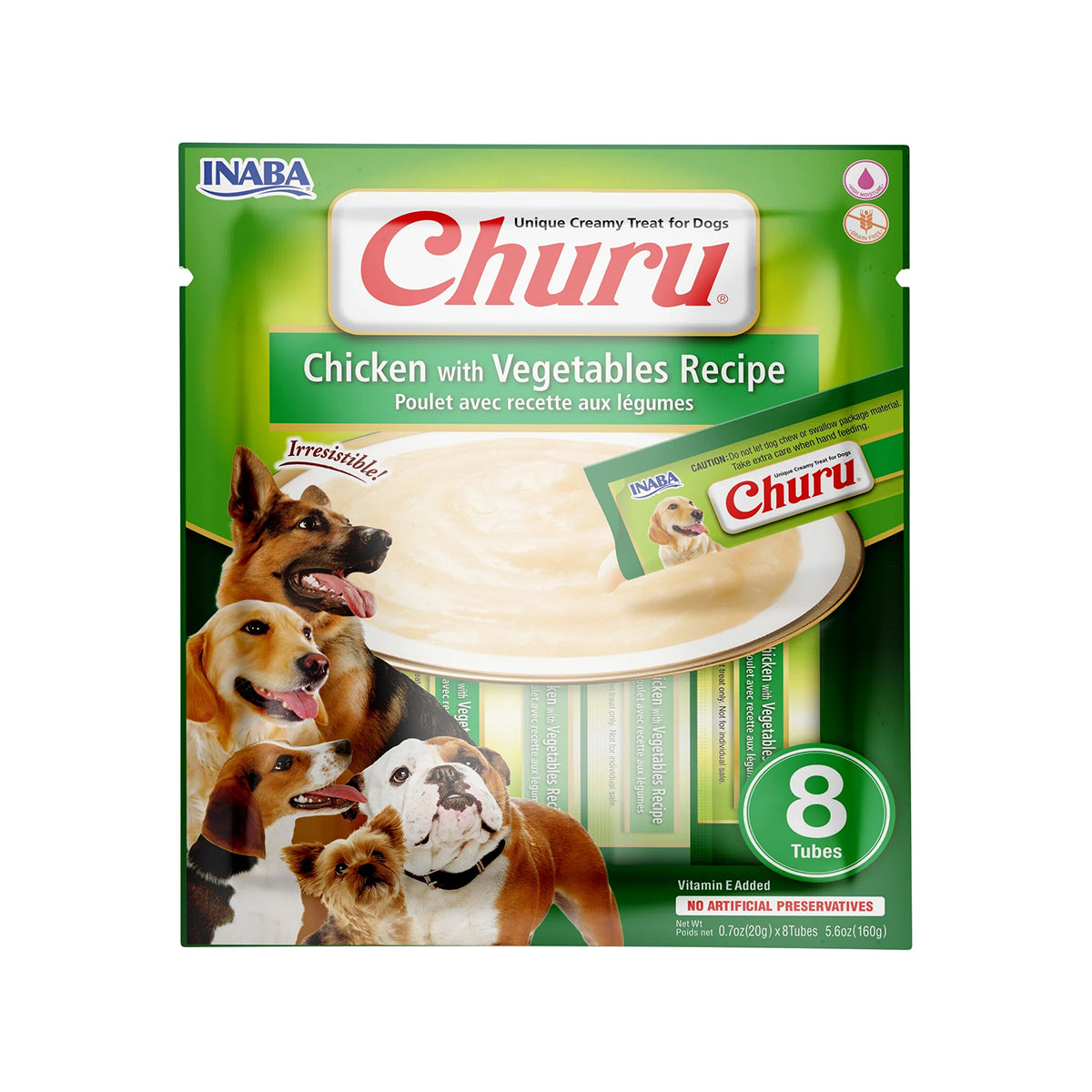 CHURU-PÜREE HUNDEHÜHNCHEN UND GEMÜSE