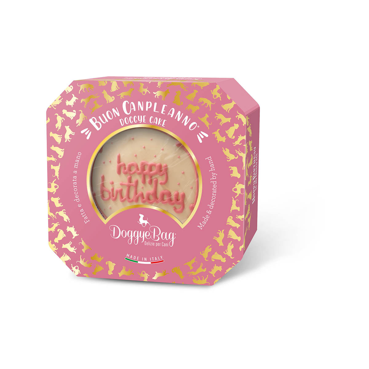 DOGGYEBAG GEBURTSTAGSKUCHEN PINK – 120 G