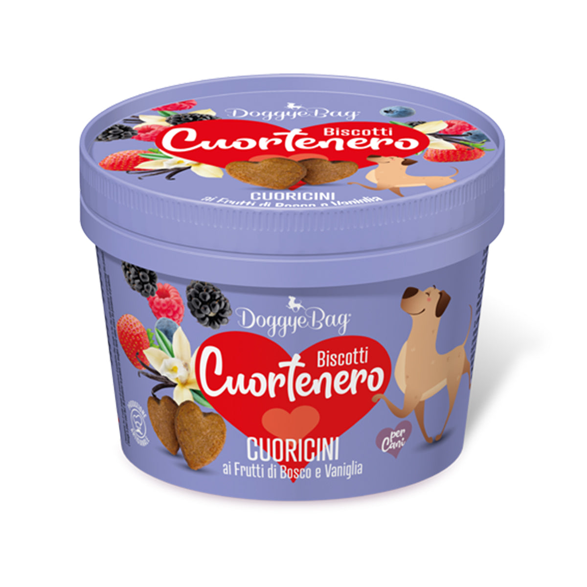DOGGYEBAG CUORTENERO CUORICINI AUX BAIES ET VANILLE 150 g
