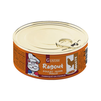 GUSTAV RAGOUT CHAT POULET 12 X 85G