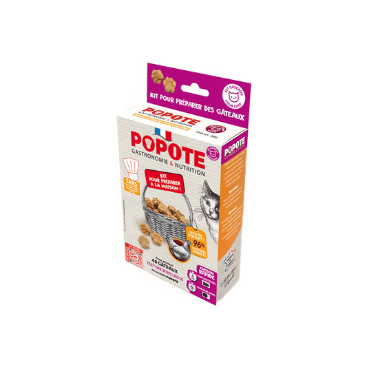 POPOTE KATZEN-HÜHNER-LECKER-KIT 200G