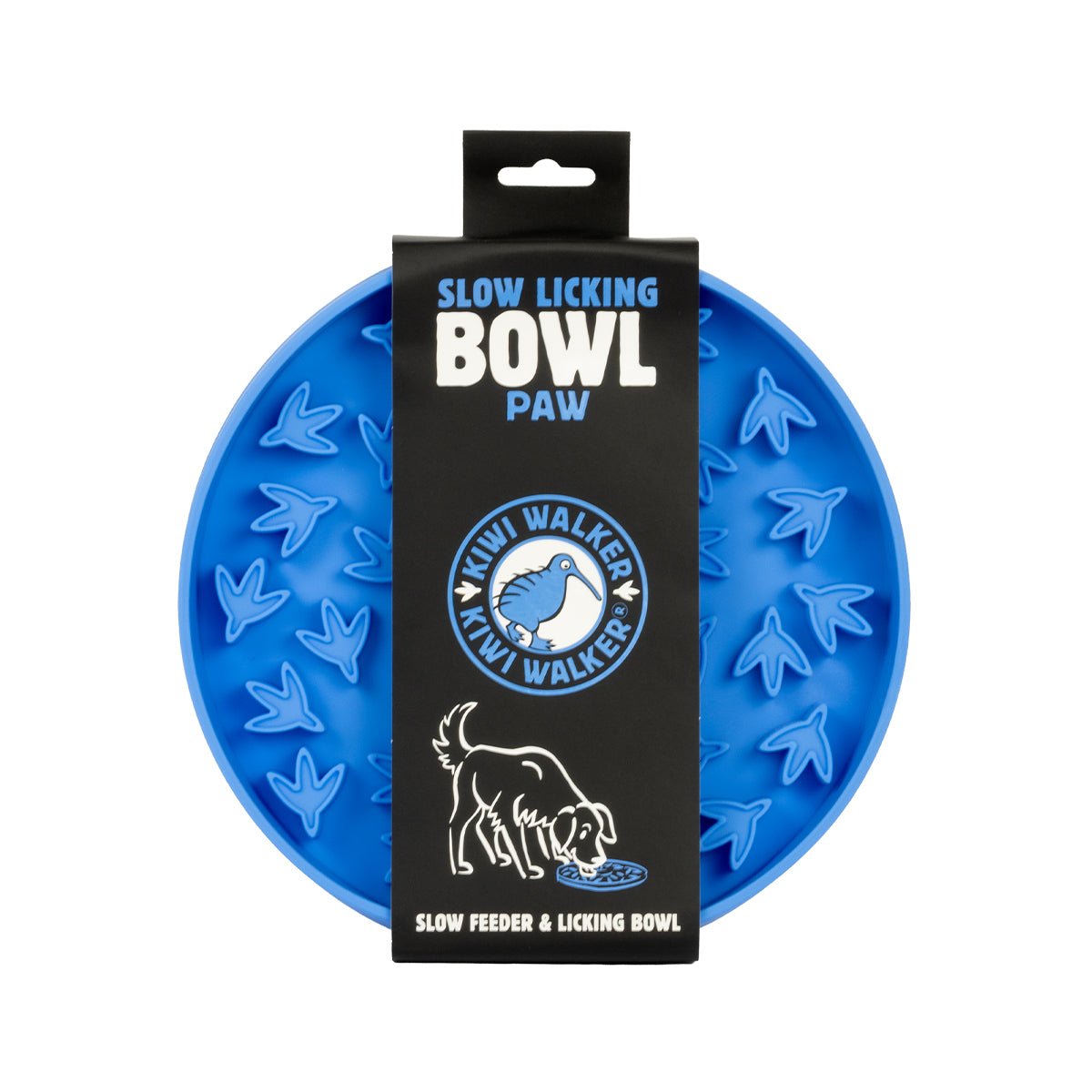 KIWI GAMELLE ANTI-GLOUTON PAW BLEUE