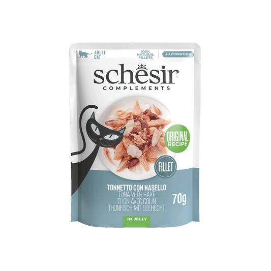 SCHESIR GELEE 12 X 70 G THUNFISCH UND SEEHECHT