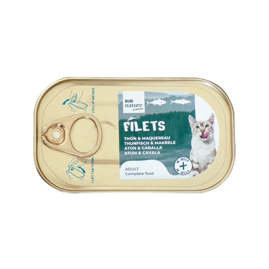 BUBI NATURE THON ET MAQUEREAU EN GELEE 12 x 85G