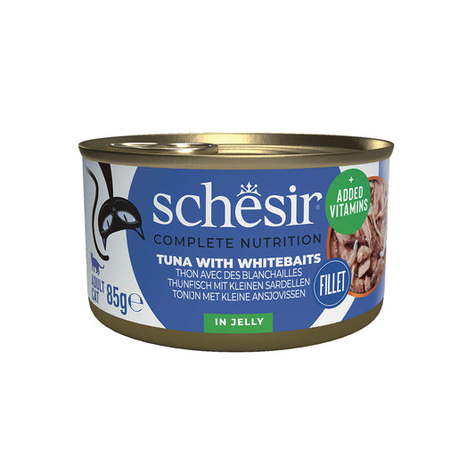 SCHESIR JELLY 12 X 85 G THUNFISCH UND BLANCHAILLE