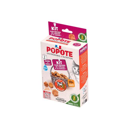 POPOTE KIT FRIANDISES CHAT POULET NO GRAIN 200G