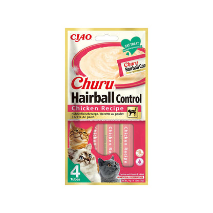 CHURU PUREE HAIRBALL POULET