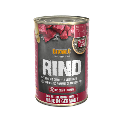 DOSE BELCANDO 400 G RIND MIT KARTOFFELNUND ERBSEN                             