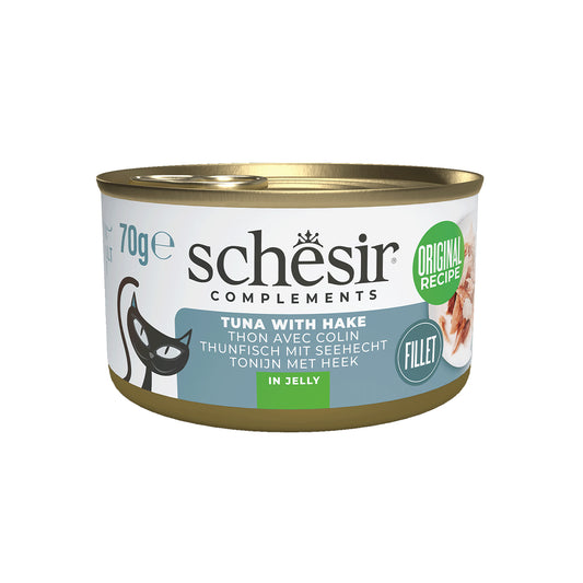 SCHESIR GELEE 12 X 70 G THUNFISCH MIT SEEHECHT