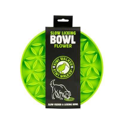 KIWI GAMELLE ANTI-GLOUTON FLOWER VERT