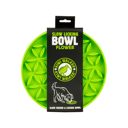 KIWI GAMELLE ANTI-GLOUTON FLOWER VERT