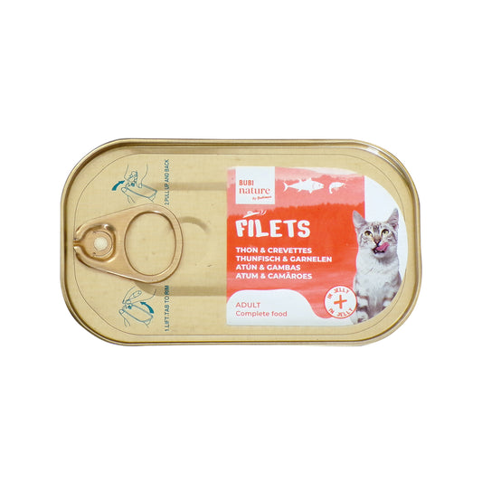 BUBI NATURE THON ET CREVETTE EN GELEE 12 x 85G