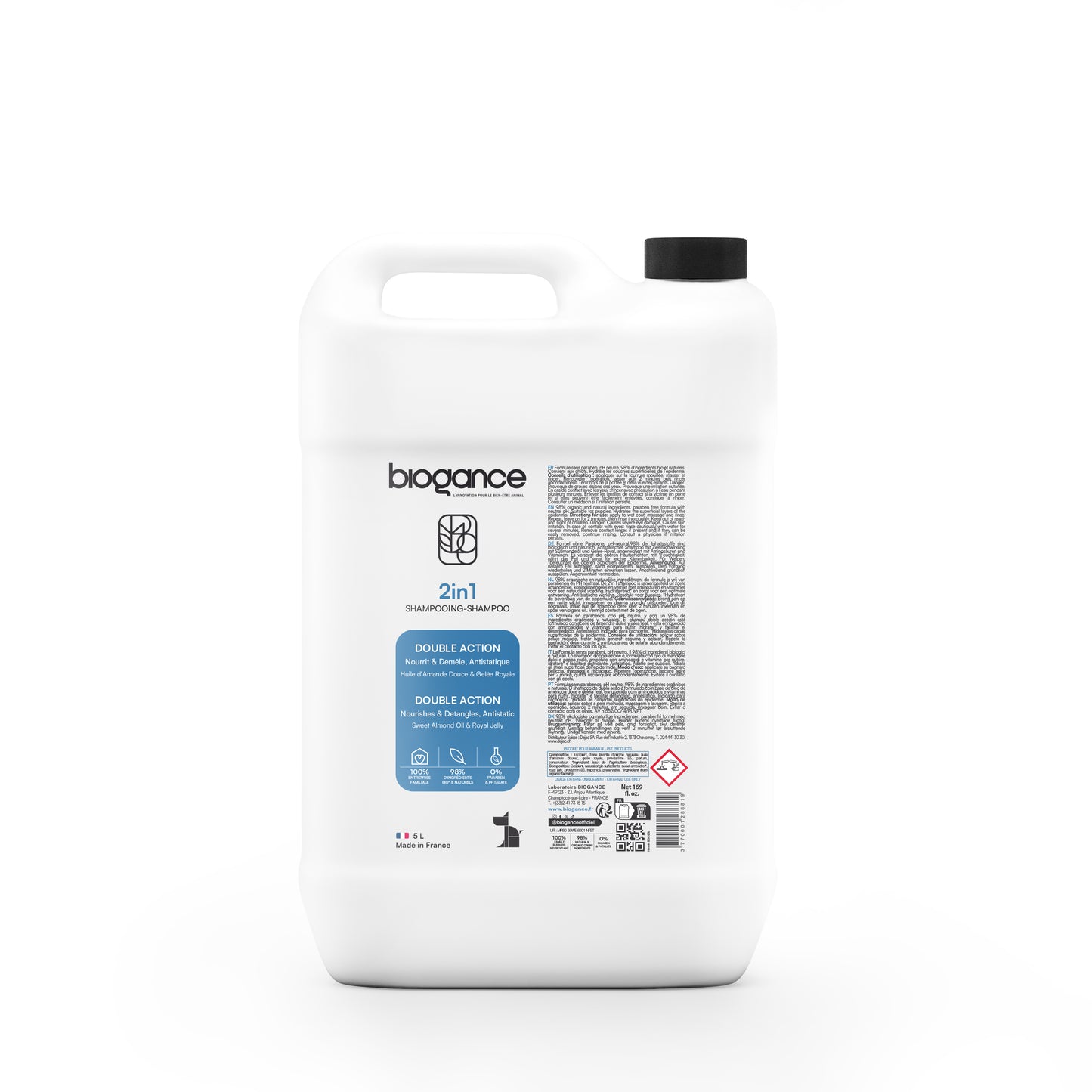 BIOGANCE 2 IN 1 (CONDITIONNEUR) 5 L    
