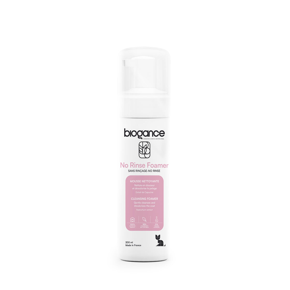 BIOGANCE CHAT MOUSSE SANS RINCAGE 200 ML