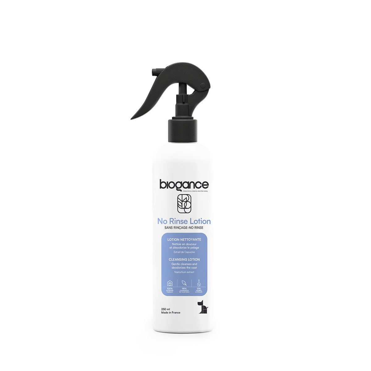 BIOGANCE HUNDE LOTION ''NO RINSE''     
SPULFREI 250 ML                        
