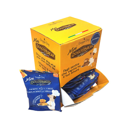 DOGGYEBAG DOGGYEBREAK MINI AU SAUMON ET CAROTTE - 60 G