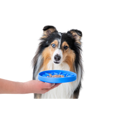 KIWI NAPF ANTI-VIELFRASS FLOWER MINI BLAU