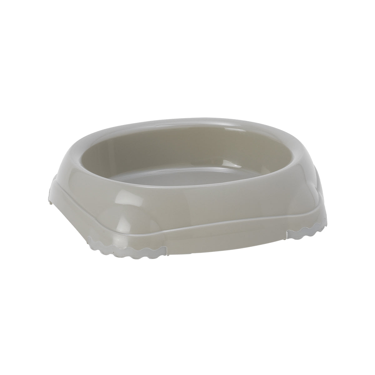 SMARTY BOWL CAT WARM GREY