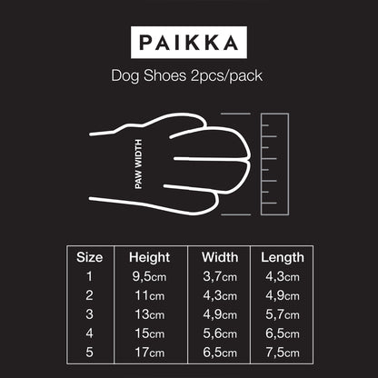 PAIKKA CHAUSSURES POUR CHIENS 4 (2 PCS)