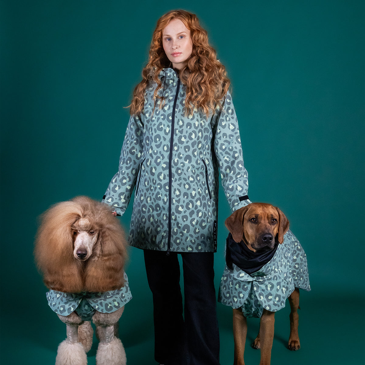 PAIKKA IMPERMEABLE VISIBILITY HUMAN VERT LEOPARD L-XL