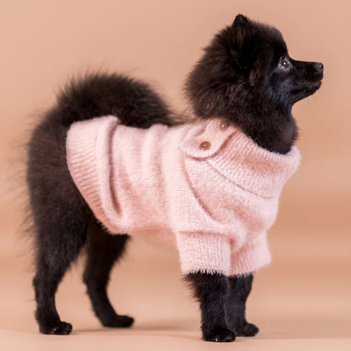 PAIKKA PULL MAILLE FOURRURE ROSE 20