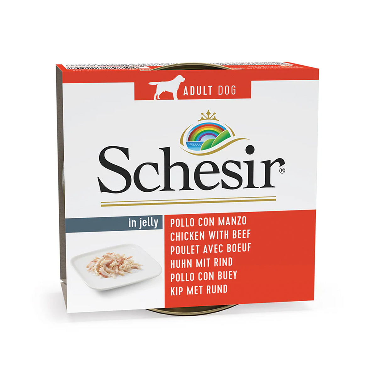 SCHESIR 150 G HUHN MIT RIND